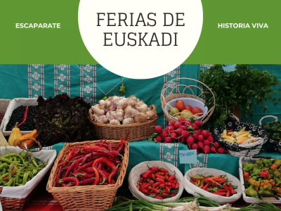 Imagen de un puesto de mercado de verduras como tomates, lechugas, cebolletas, piparrak, etcétera.