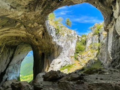 Imagen del Ojo del Aitzulo.