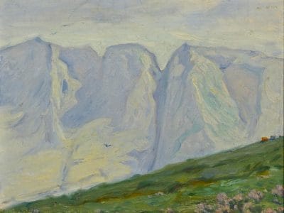 Peña de Aluitz desde Urquiola de Fernando de Amárica.