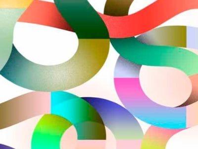 Imagen del cartel de las Jornadas Europeas del Patrimonio 2024. Hilos de distintos colores que se entrelazan.