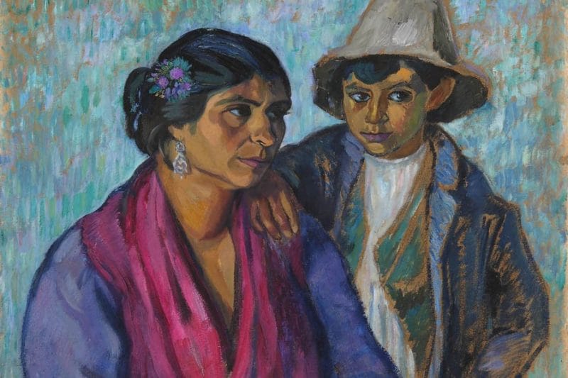 Madre gitana con su hijo de Juan de Echevarría.