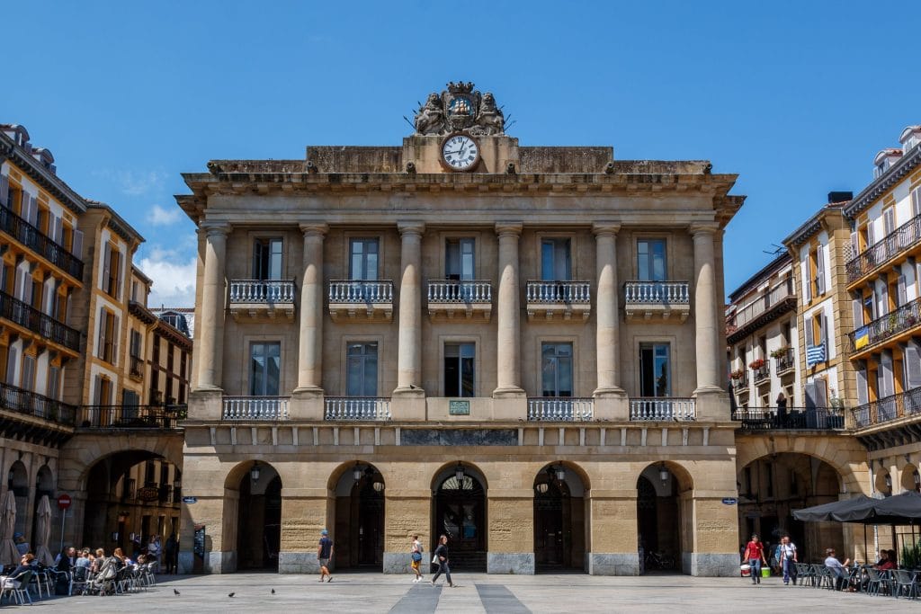 Imagen de la plaza de la constitución donostia san sebastián