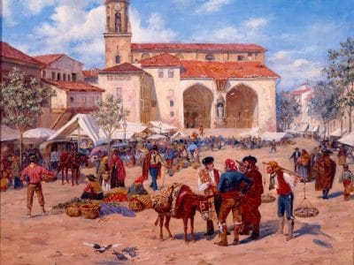 Vista de la Plaza Vieja de Vitoria