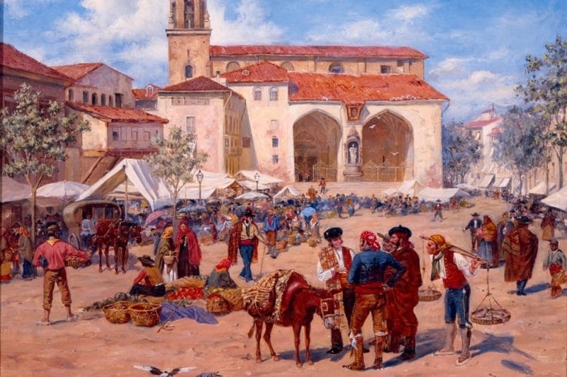 Vista de la Plaza Vieja de Vitoria