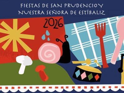 cartel fiestas san prudencio y nuestra señora de estibaliz 2026 alava